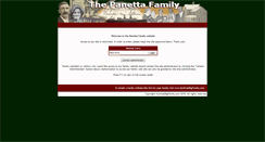 Desktop Screenshot of panettafamily.com